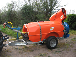 nebulizador de tiro con deflector